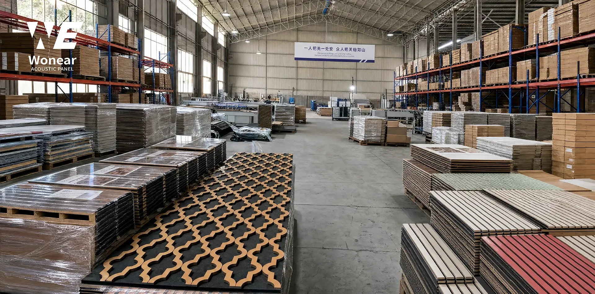 Usine de panneaux acoustiques MDF en Chine
