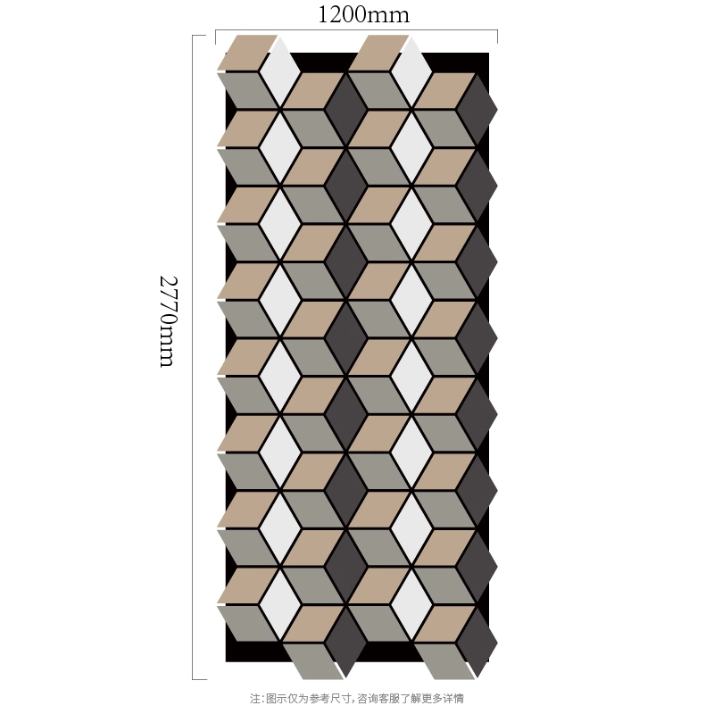 Panneau mural acoustique modulaire MDF-sur-PET à colonne cubique 3D Panneau mural acoustique modulaire MDF-sur-PET à colonne cubique 3D