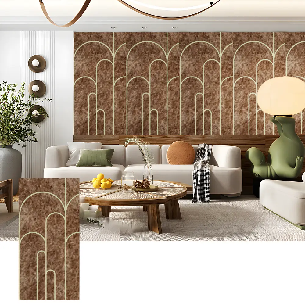Panneaux muraux acoustiques 3D PET pour intérieurs décoratifs Panneaux muraux acoustiques 3D PET pour intérieurs décoratifs