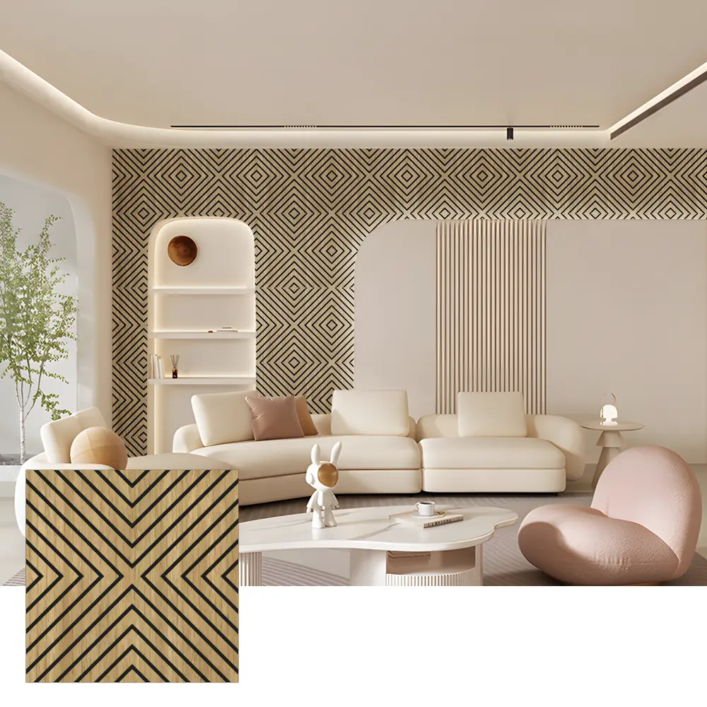 Panneaux muraux acoustiques en bois Akupanel pour usage intérieur