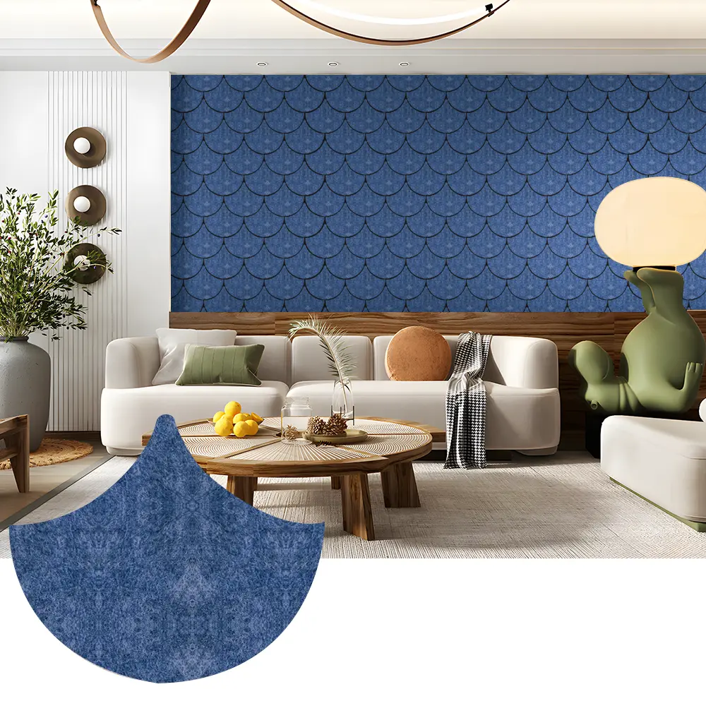 Panneaux acoustiques décoratifs en PET pour des espaces muraux élégants