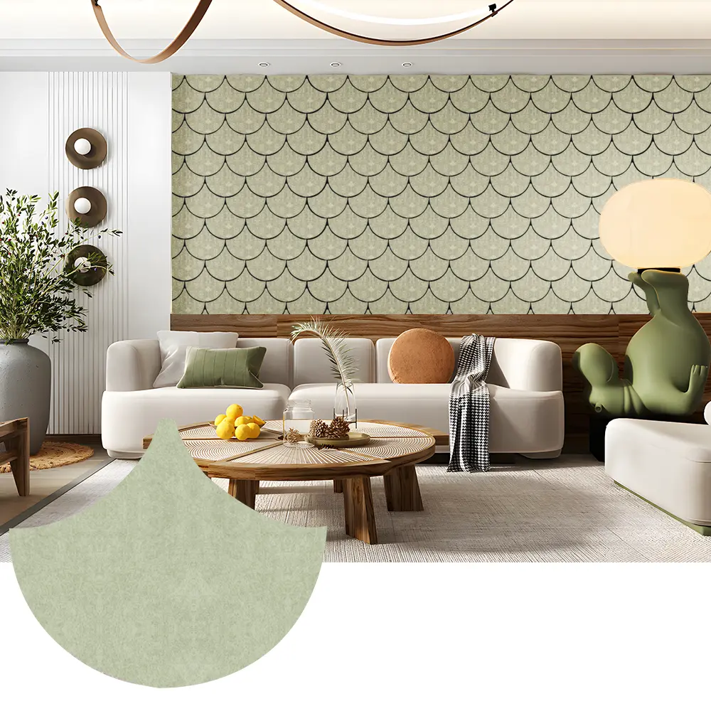 Panneaux acoustiques décoratifs en PET pour des espaces muraux élégants