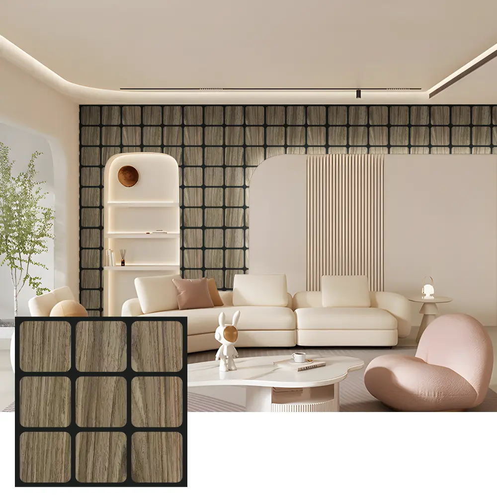Panneaux acoustiques décoratifs en bois pour murs intérieurs Panneaux acoustiques décoratifs en bois pour murs intérieurs