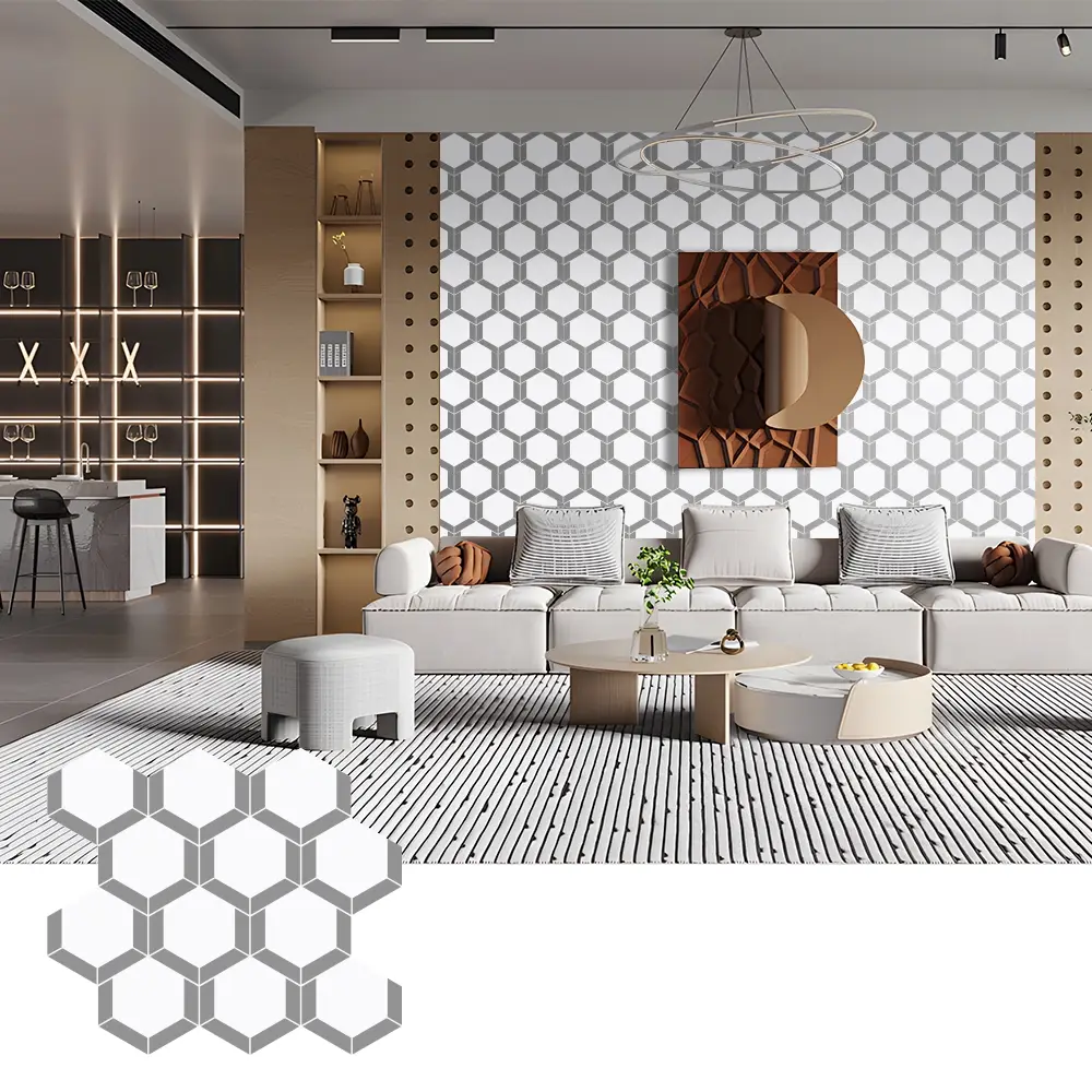 Panneaux acoustiques en feutre PET faciles à installer pour la décoration murale Panneaux acoustiques en feutre PET faciles à installer pour la décoration murale