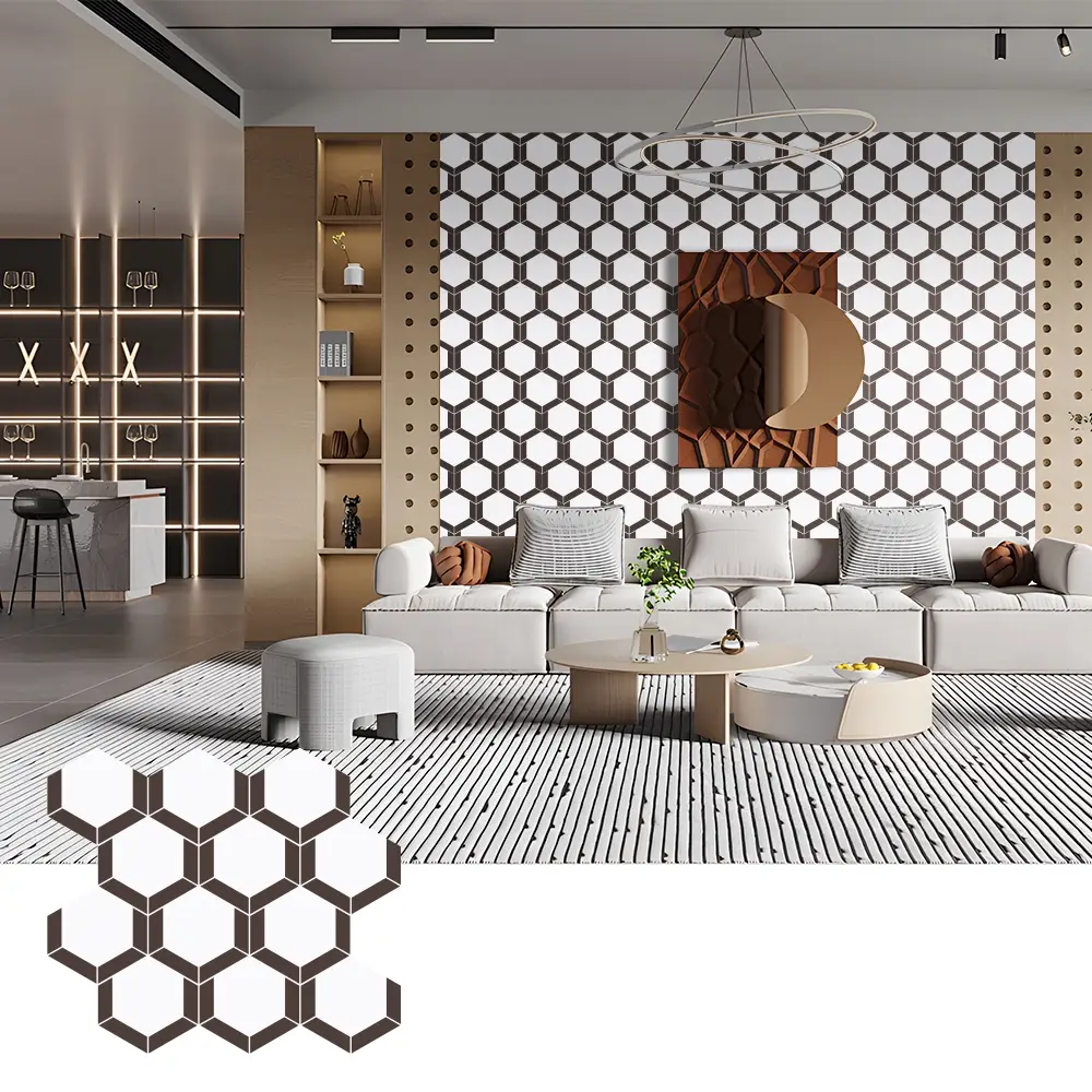 Panneaux acoustiques en feutre PET faciles à installer pour la décoration murale
