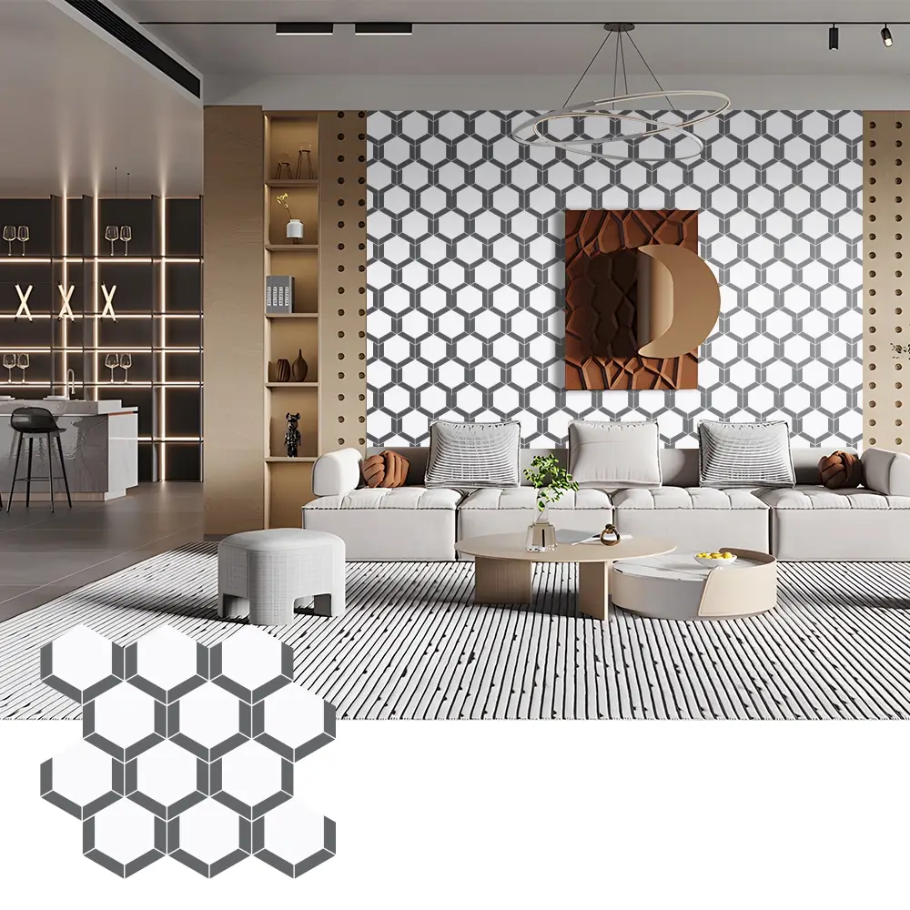 Panneaux acoustiques en feutre PET faciles à installer pour la décoration murale