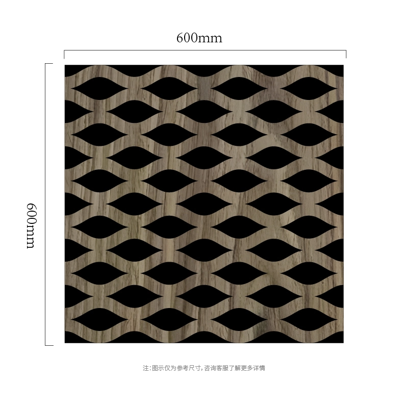 Panneau mural acoustique MDF-sur-PET Eye Weave Lattice Panneau mural acoustique MDF-sur-PET Eye Weave Lattice