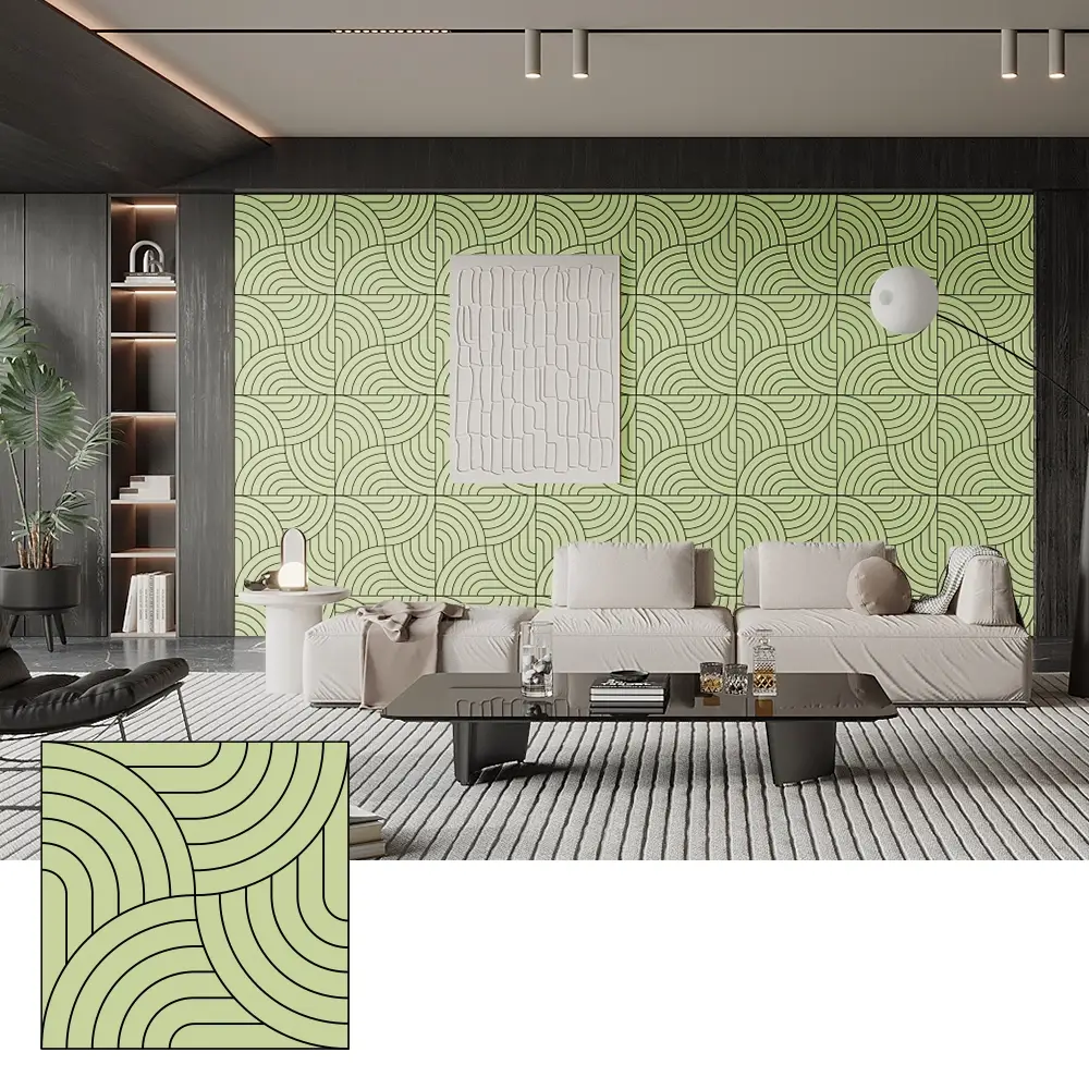 Panneaux acoustiques PET haute densité pour l'absorption acoustique