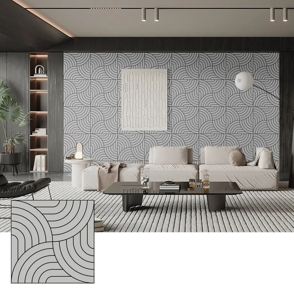 Panneaux acoustiques PET haute densité pour l'absorption acoustique