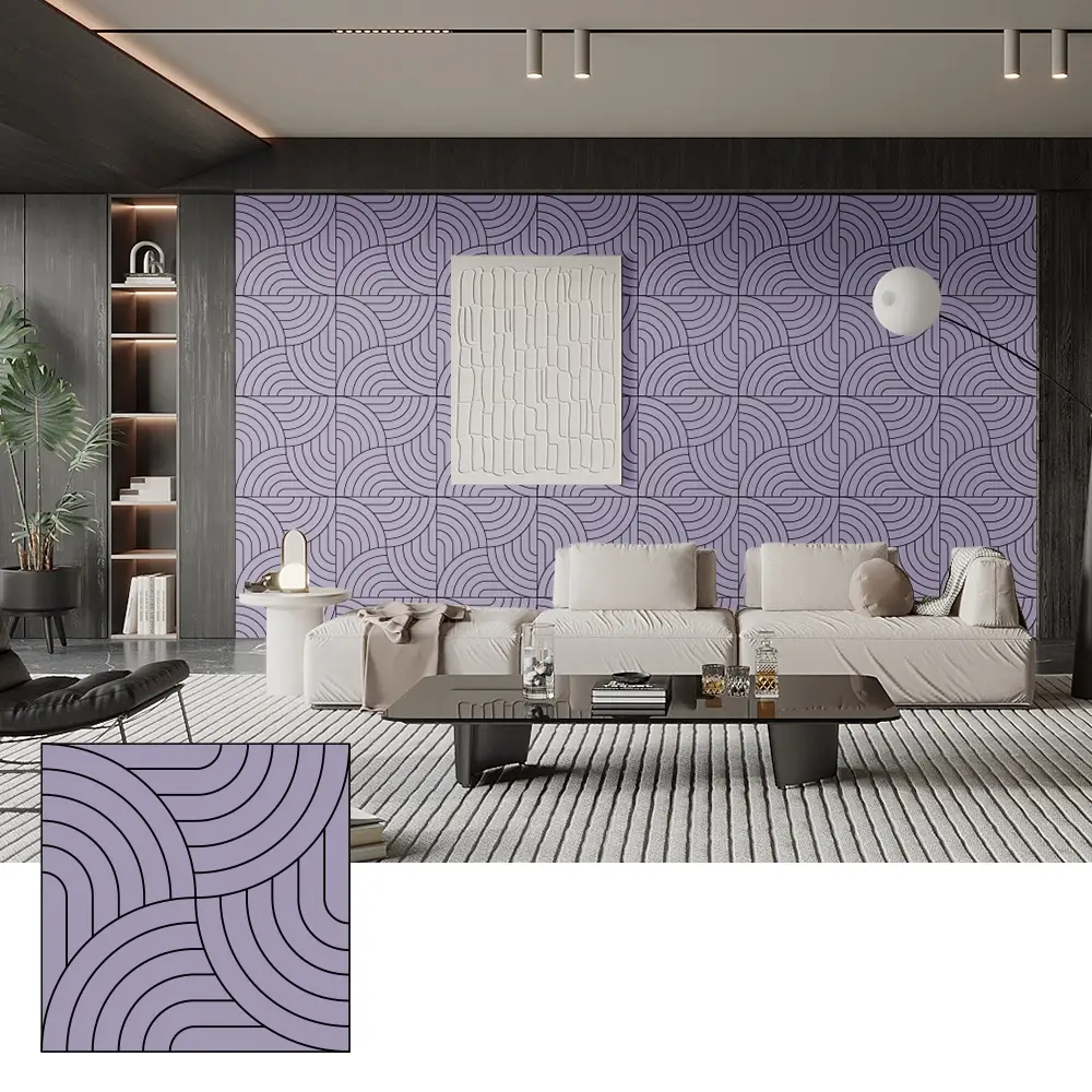 Panneaux acoustiques PET haute densité pour l'absorption acoustique