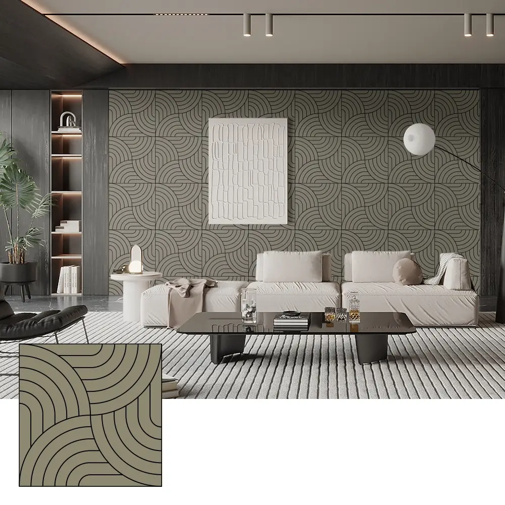 Panneaux acoustiques PET haute densité pour l'absorption acoustique