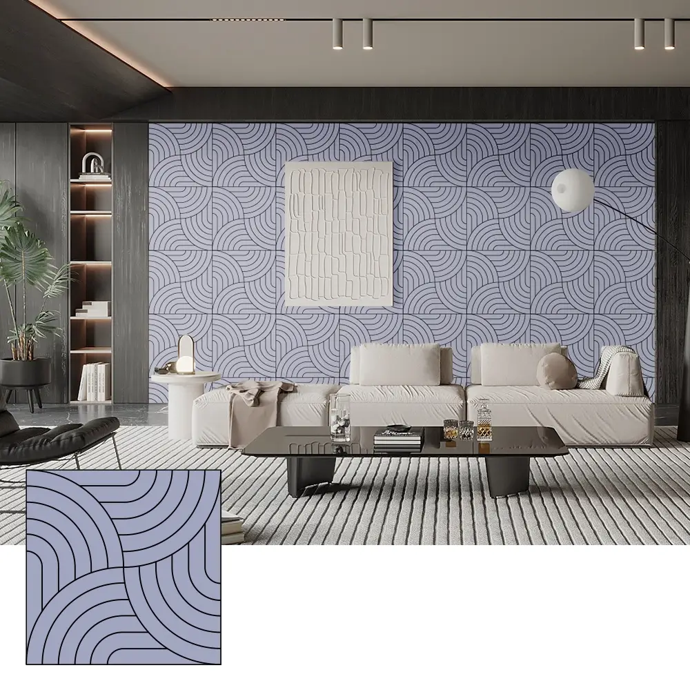 Panneaux acoustiques PET haute densité pour l'absorption acoustique