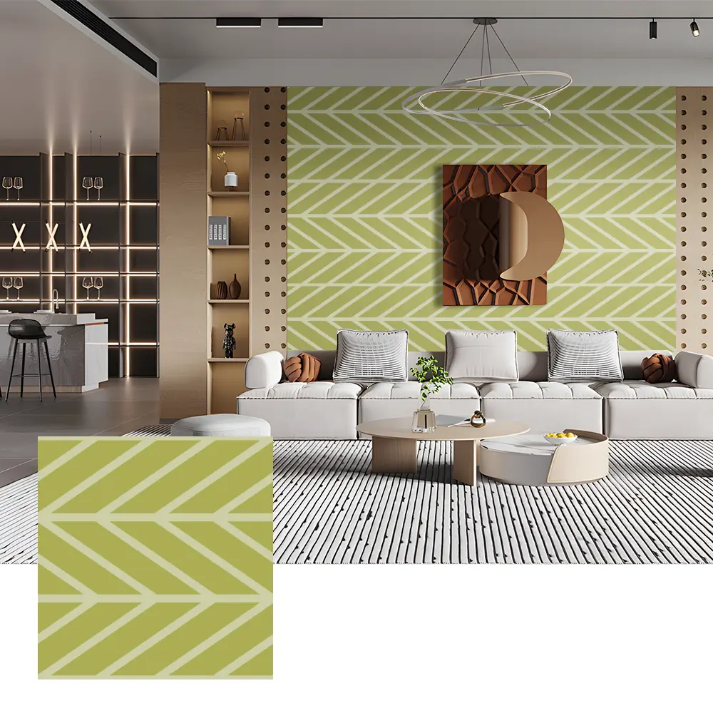 Panneaux acoustiques PET pour la décoration murale intérieure Panneaux acoustiques PET pour la décoration murale intérieure