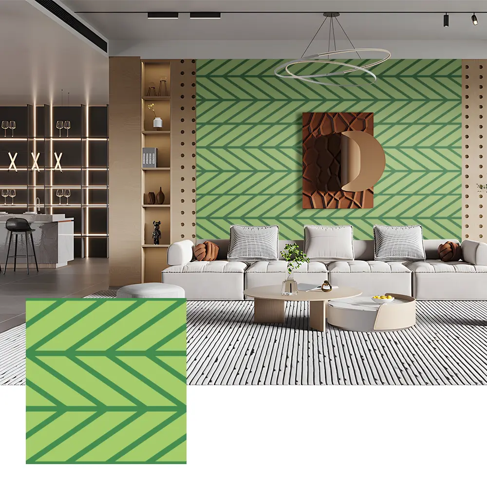 Panneaux acoustiques PET pour la décoration murale intérieure
