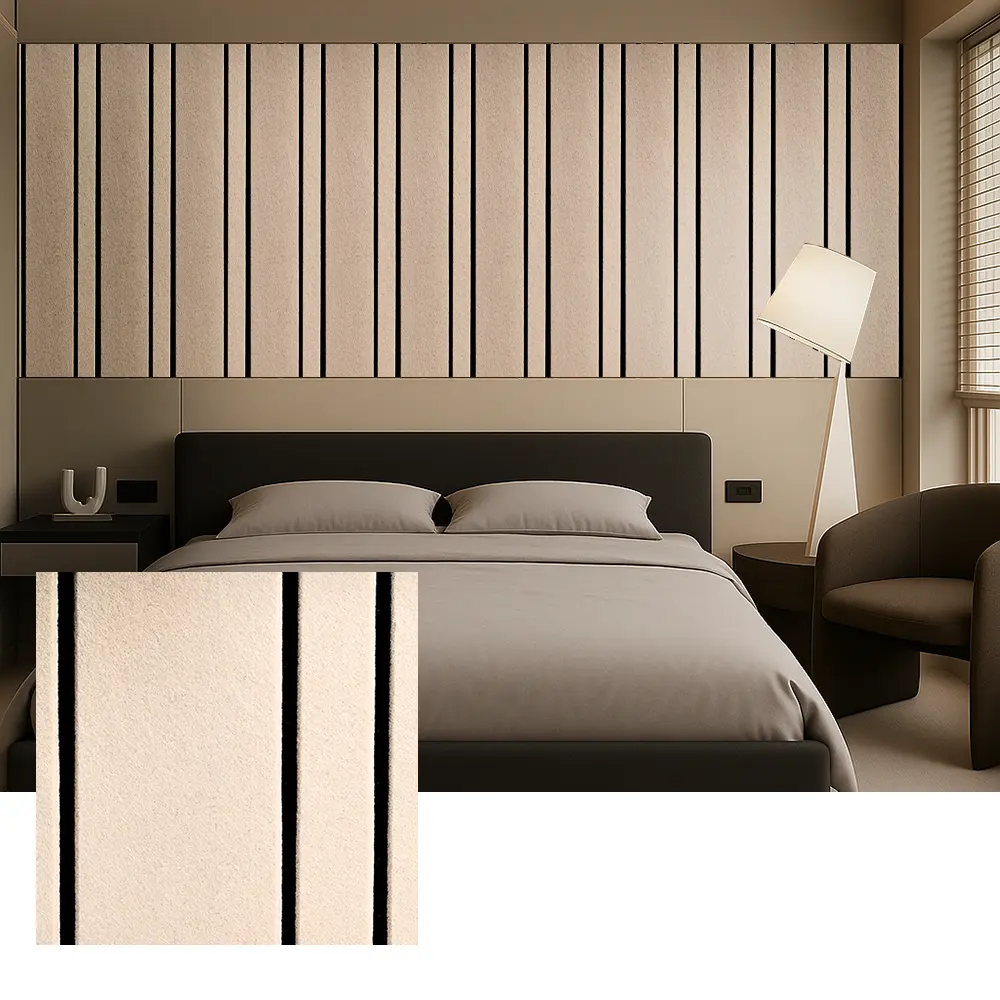 Panneaux acoustiques PET pour bureaux et salles de réunion