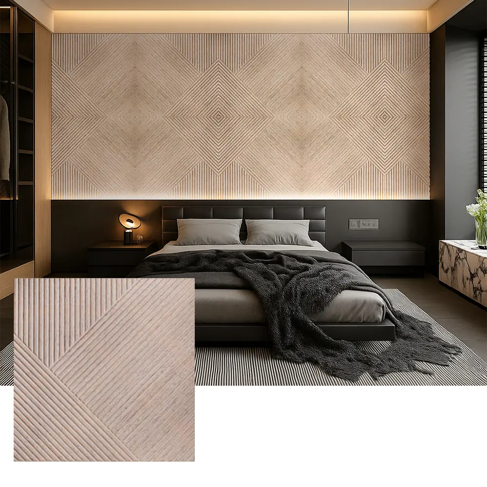 Panneaux muraux acoustiques PET pour l’absorption acoustique intérieure