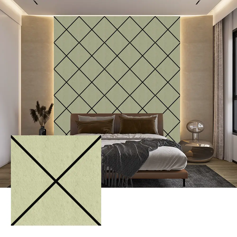 Panneaux acoustiques en feutre PET recyclé pour usage intérieur