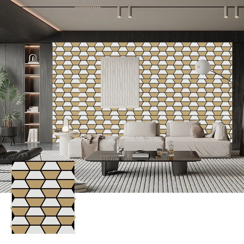 Panneaux acoustiques en bois auto-adhésifs pour la décoration murale