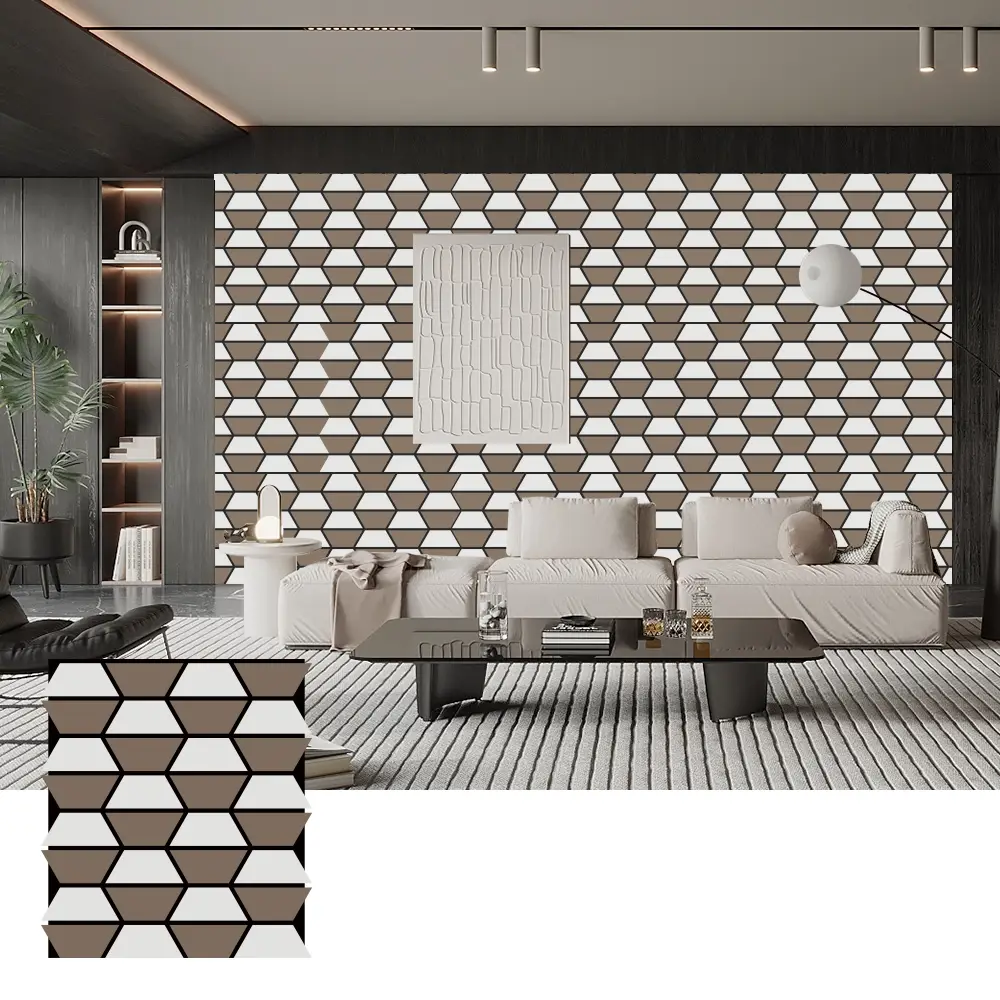 Panneaux acoustiques en bois auto-adhésifs pour la décoration murale