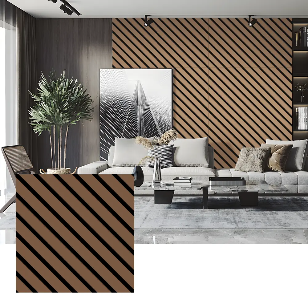 Panneaux de feutre PET insonorisants pour murs intérieurs Panneaux de feutre PET insonorisants pour murs intérieurs
