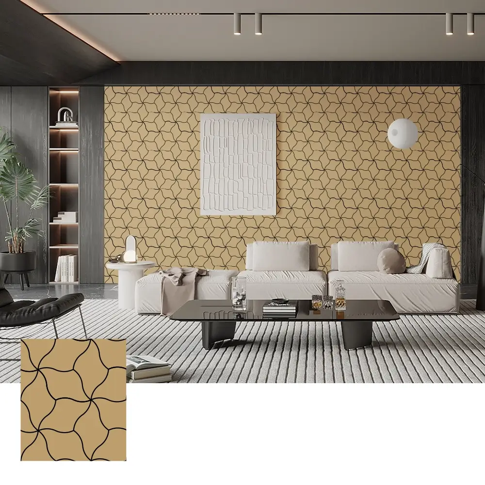 Panneaux acoustiques en placage de bois insonorisants pour murs