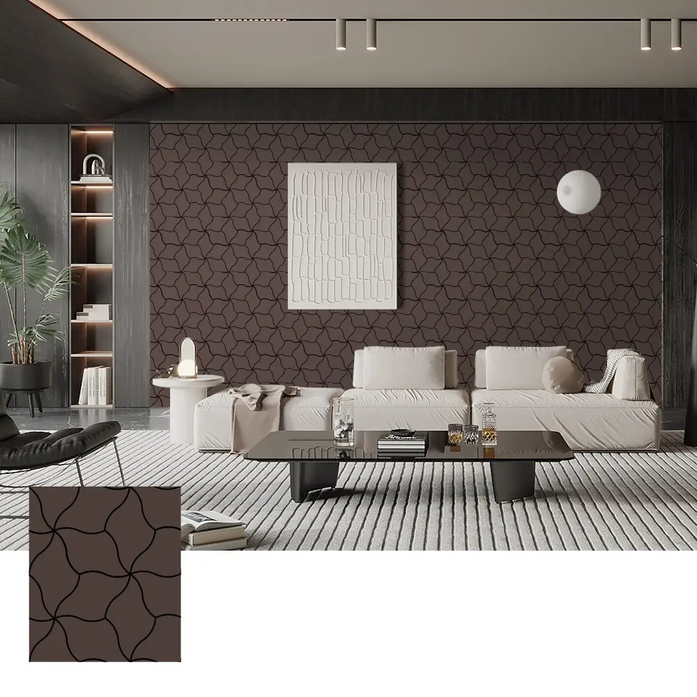 Panneaux acoustiques en placage de bois insonorisants pour murs