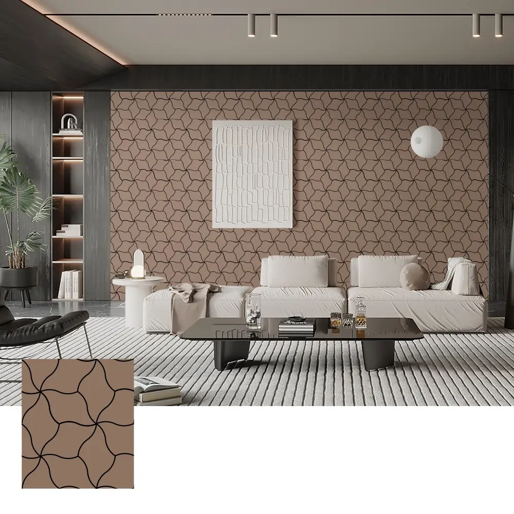 Panneaux acoustiques en placage de bois insonorisants pour murs