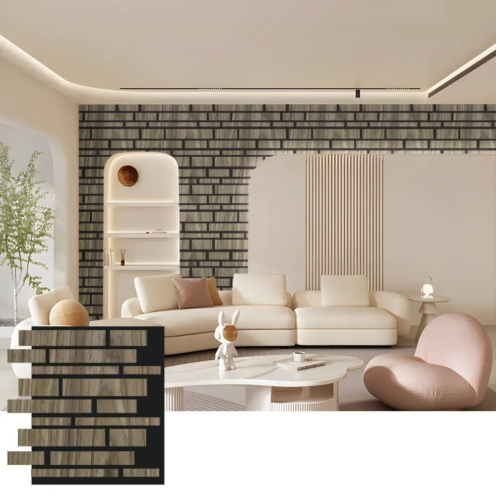 Panneaux muraux acoustiques en bois pour la réduction du bruit intérieur