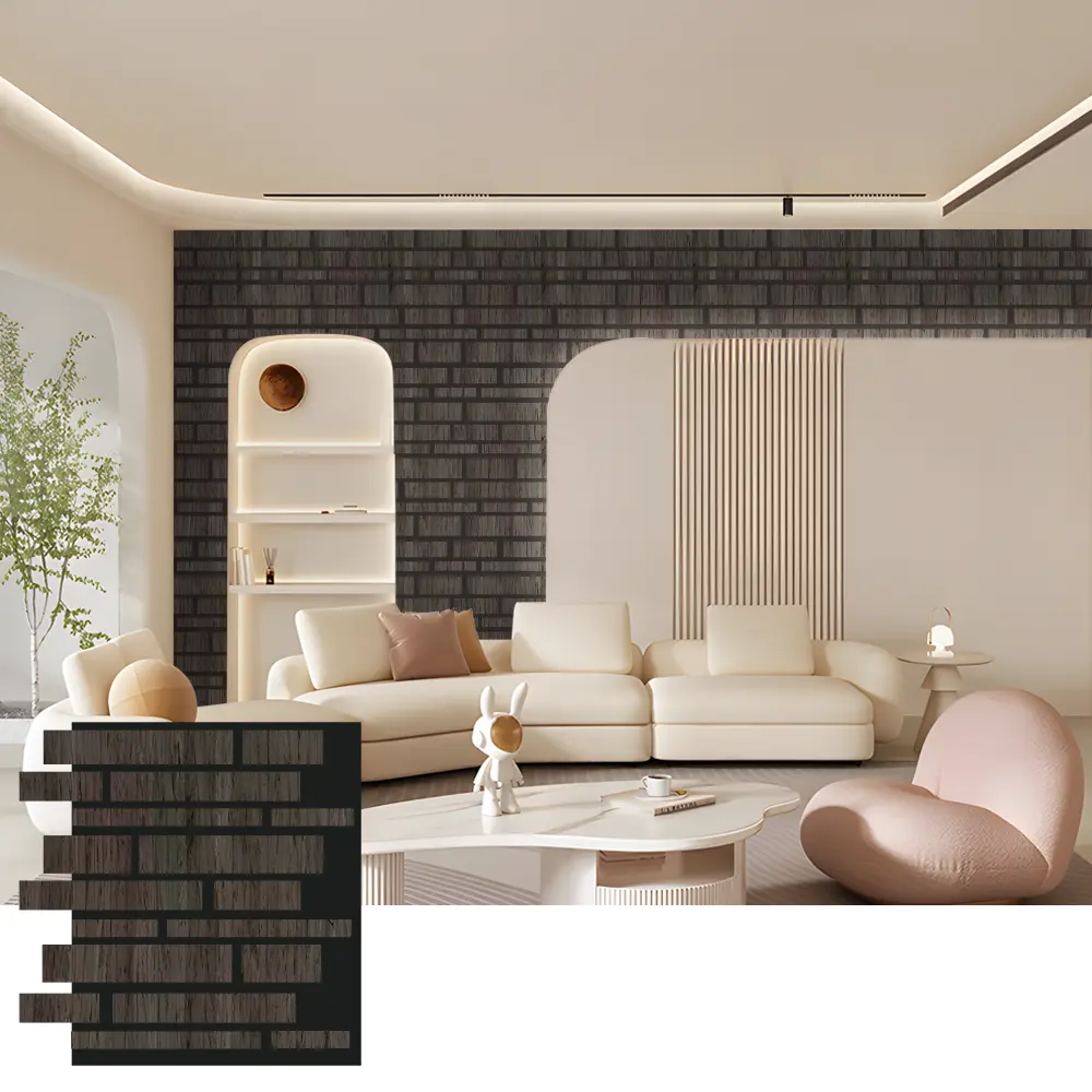 Panneaux muraux acoustiques en bois pour la réduction du bruit intérieur